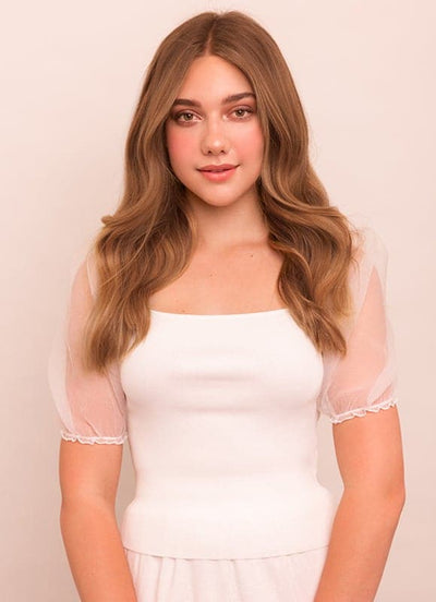 16 inch Ultimate Volume Clip in Hair Extensions #8 Chestnut Brown