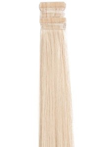 20 inch Remy Tape Hair Extensions Platinum Blonde