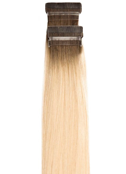 20 Inch Remy Tape Hair Extensions #R19/613 Ombre