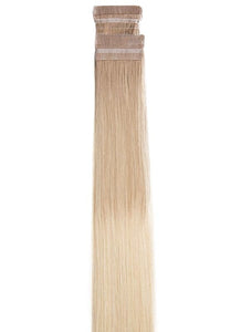 20 Inch Remy Tape Hair Extensions #T/Grey/18+60 Ombre
