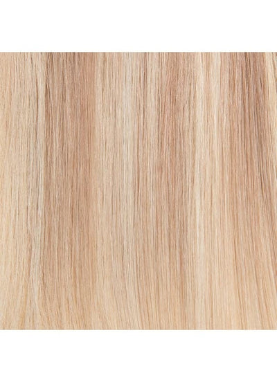 20 inch Remy Tape Hair Extensions Medium Ash Blonde to Light Blonde Balayage