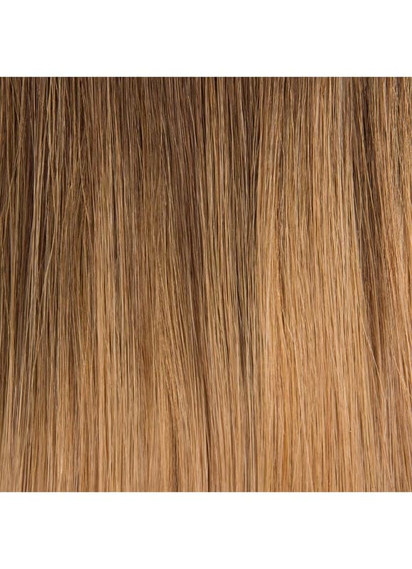 20 inch Remy Tape Hair Extensions Chocolate Brown to Honey Blonde & Ash Blonde Ombre