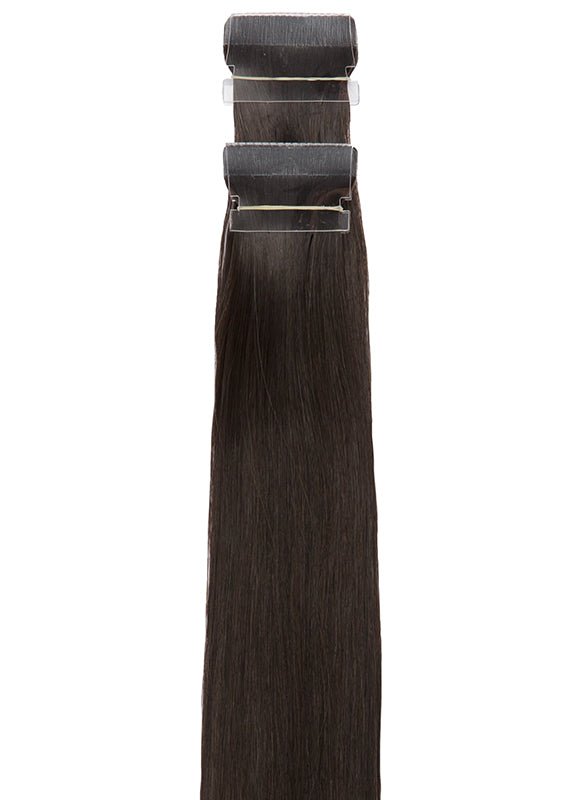 24 Inch Tape Hair Extensions #1B Natural Black