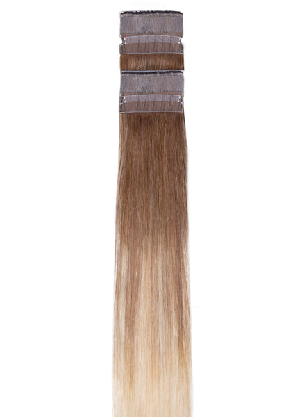 20 Inch Remy Tape Hair Extensions #T8A/60PT8A/60 Balayage